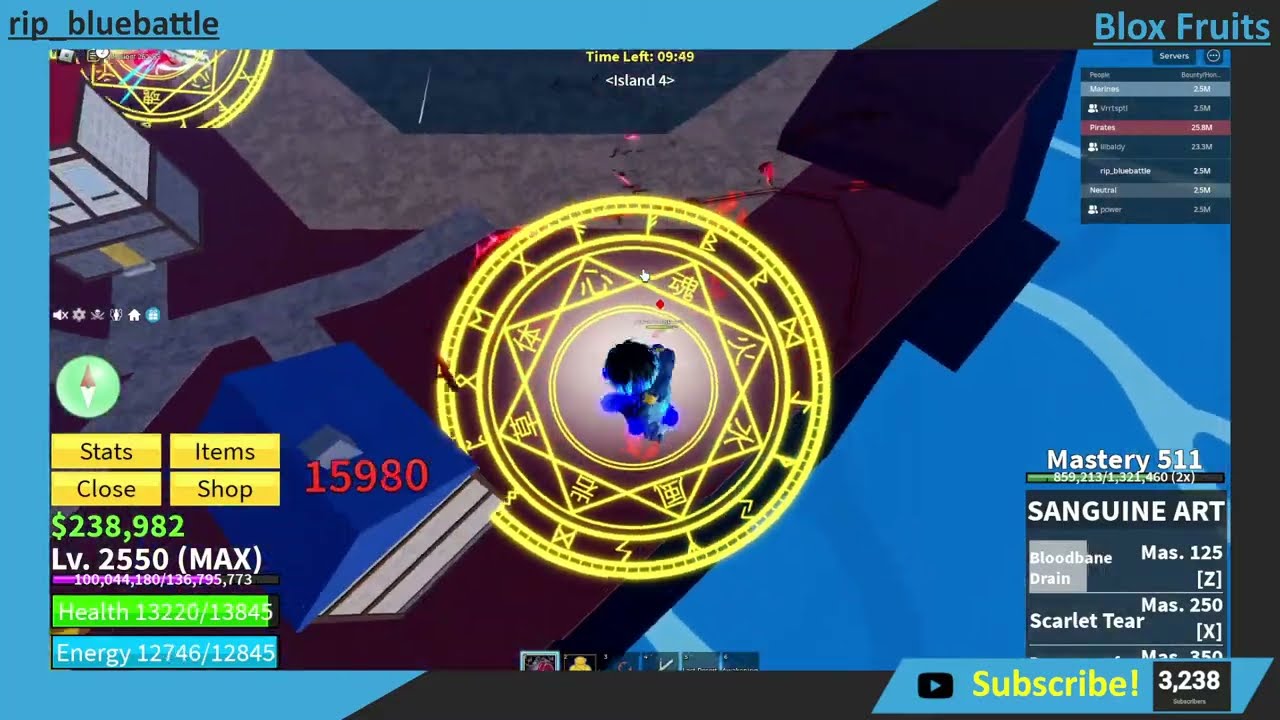 Playing Blox Fruits with Friends | Gear v4 | Blue Battle