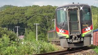 【鉄道走行動画】JR土讃線 新改→土佐山田 特急「南風13号」 5輌(2700系)