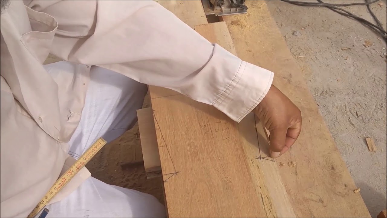 corte do pontalete e iclinação correta