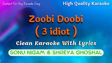 Zoobi Doobi karaoke With Scrolling Lyrics | Sonu Nigam & Shreya Ghoshal Karaoke