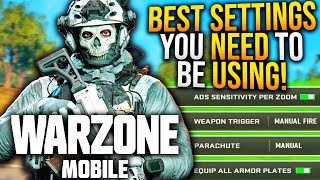 WARZONE Mobile: BEST SETTINGS You NEED To Use! (WARZONE Mobile Graphics, Controls, \& Audio Settings)