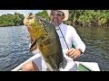 Giant Peacock Bass Crushes Spinnerbait | Fishing Amazon River pt.7