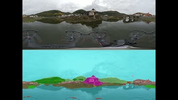 Vision transformers for the segmentation prediction on 360° drone images in rescue environments