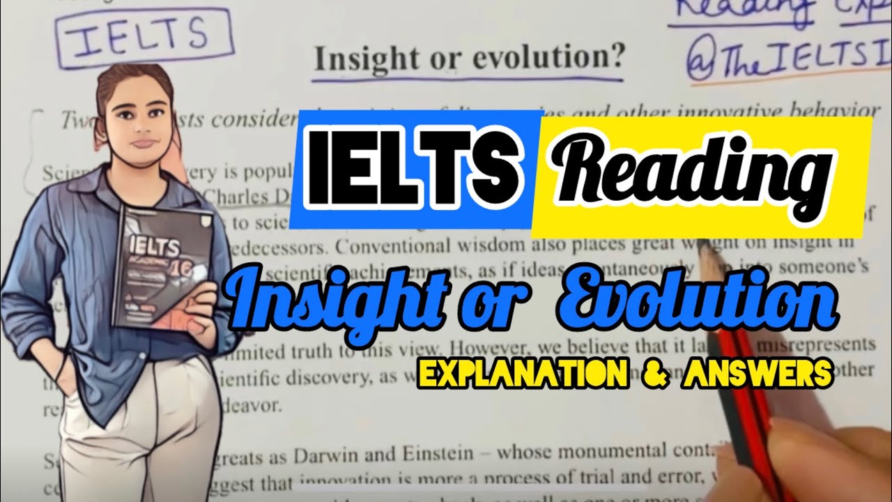 Insights or Evolution? IELTS  Reading Passage 3 karne ki tips & Tricks | 📕Book-17 T-2