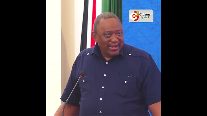 Uhuru: Why are you crying because Trump has withdrawn funding and you don’t pay taxes in America?