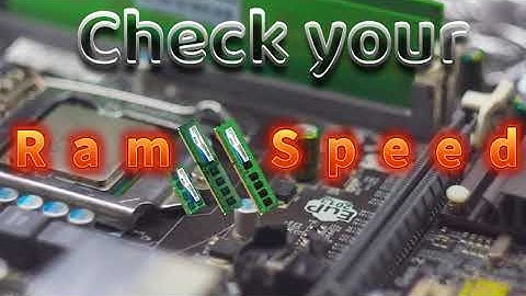 How to check Ram Speed on Windows 11 / 10?  | Ram | Our College