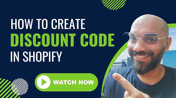 💰How to Create Discount Code in Shopify