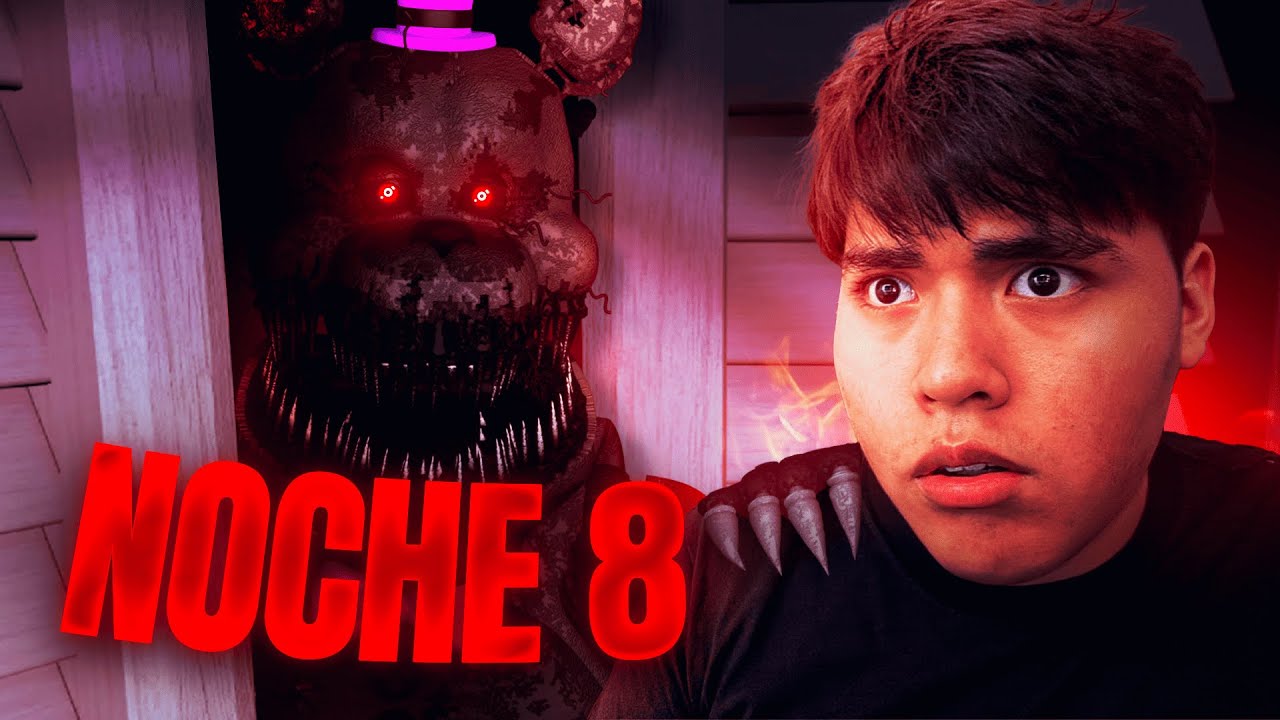 ES IMPOSIBLE GANAR⁉️ 😭- FNAF 4 NOCHE 8