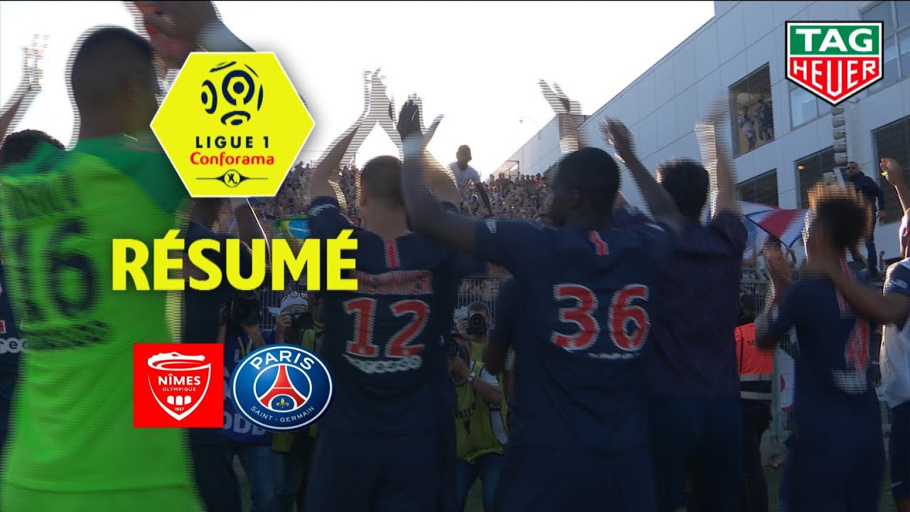 Nmes Olympique   Paris Saint Germain  2 4    Rsum   NIMES   PARIS  2018 19