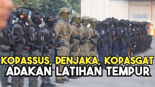 Kopassus, Denjaka dan Kopasgat adakan Latihan Tempurrr!!!!! #kopassus #kopasgat #denjaka #koopssus