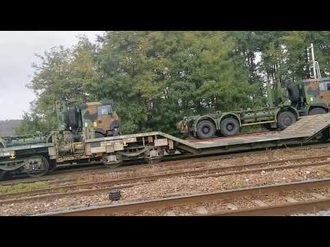 Monitorul de Făgăraș: Halta Voila și NATO. Tehnică militară descărctă pentru Poligonul Cincu