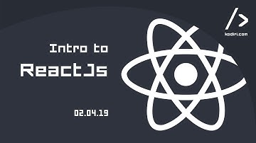 ReactJs workshop - Intro to ReactJs
