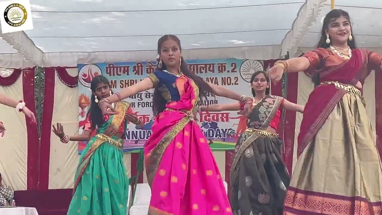 Energetic Dance Performance Secondary Students KVS Foundation Day PM SHRI K.V.  No.2 AFS Gwalior