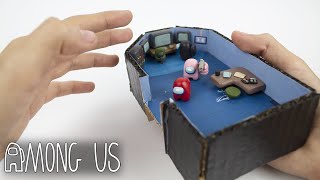 How to make Safety (The Skeld) with Plasticine and Cardboard!!!