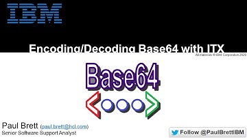 Encoding and Decoding BASE64 data with IBM Transformation Extender