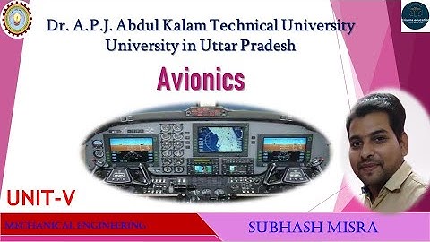 Introduction of Avionics System & its need I Mechatronics  I AKTU I Krishna Education I Subhash Sir