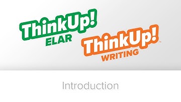 ThinkUp! ELAR + Writing | Introduction