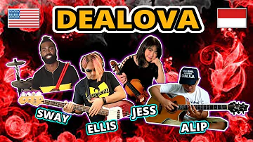 Dealova (Once) Cover - Alip Ba Ta, Jess Mancuso, Ellis Lamar, Swaylex -  Indonesia & USA Collab