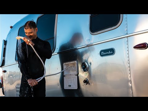 first-look-2020-airstream-bambi-22fb-small-light-weight-travel-trailer-walk-through