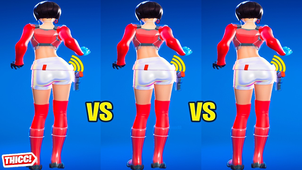 Fortnite Evie X  Skin Party Hips 1 Hour Version Thicc 🍑😘 Top Hot New Item Shop Girl 😍 Zoomed In 😜 4K