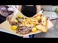 GIANT Greek Meat Feast - Food in Athens!