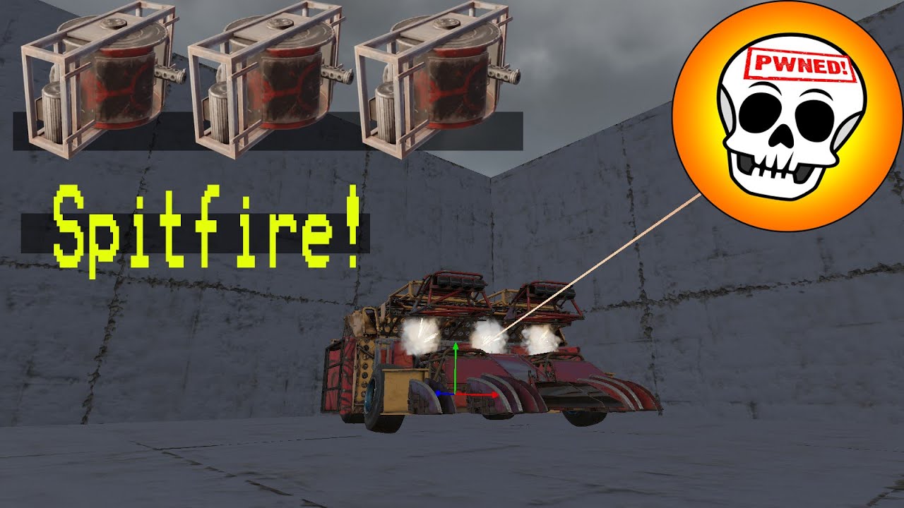 Crossout Spitfire test