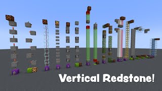 How to Build All the Vertical Redstone (1.19+) | Minecraft Tutorial