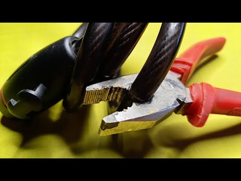 [176] Реально ли перекусить тросовый вело замок?