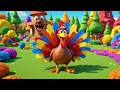 Turkey’s Rainbow Footsteps Dance – Waddle, Wiggle &amp; Color Fun!
