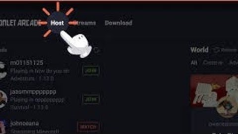 How to host minecraft server in omlet aracade