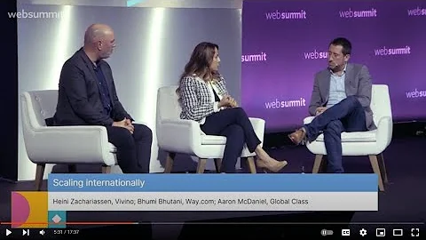 Scaling Internationally - Web Summit 2022 panel di...