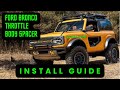 Install Guide | Ford Bronco Throttle Body Spacer