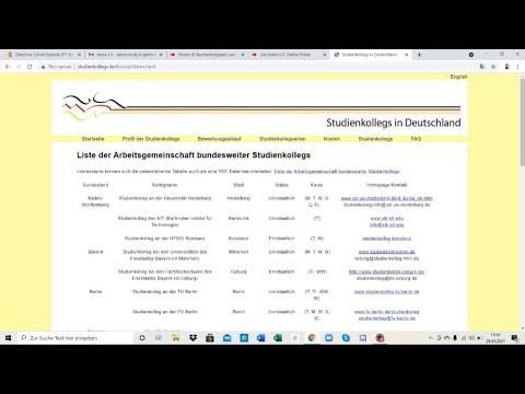 Register sign up Uni Assist | What is DoSV Hochschulstart | What ist Test AS #part4