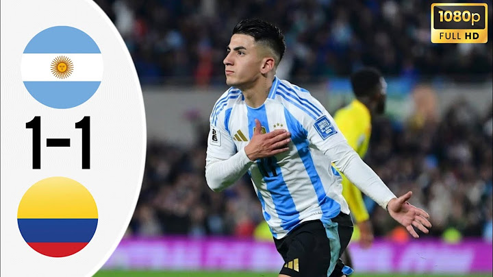 Argentina vs Colombia 1-1 - All Goals & Highlights - 2025 #argentina #colombia #messi