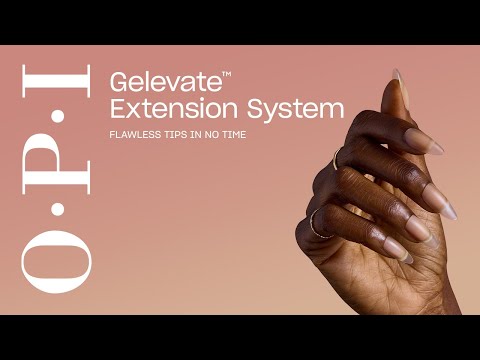 How to Create a French Tip with OPI GELevate™ Using a Nail Form - video from OPI