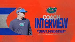 Florida Football Coach Interview | Trent McKnight, Passing Game Coordinator, Inside WRs