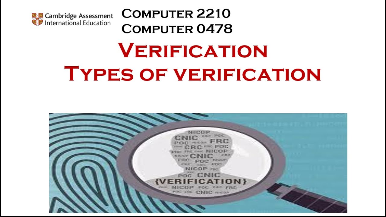 Verification