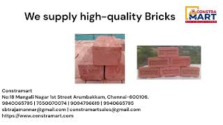 Bricks - Building Materials | Constramart