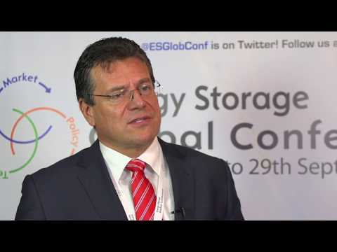   ESGC 2016 EC Vice President Šefčovič On The Role Of Energy Storage