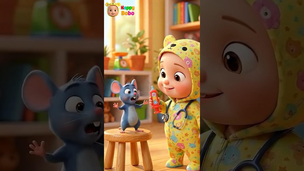 Rat Get Hurt | Learn Injection Song | Boo Boo Song | Baby Cartoon | Nursery Rhymes #shorts