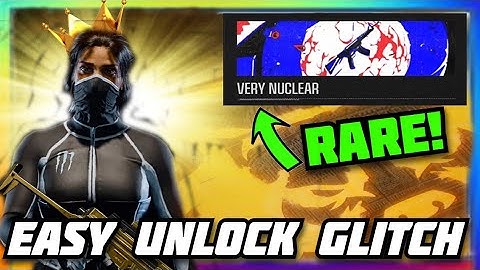 Easy Unlock Glitch "Very Nuclear" Calling Card (hardest calling card to get)