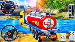 Oil Tanker Truck Driving Simulator 3D - Cargo Fuel Transporter Truck City - Android Gameplay screenshot 4