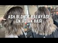 HOW TO: ASH BLONDE ON ASIAN HAIR