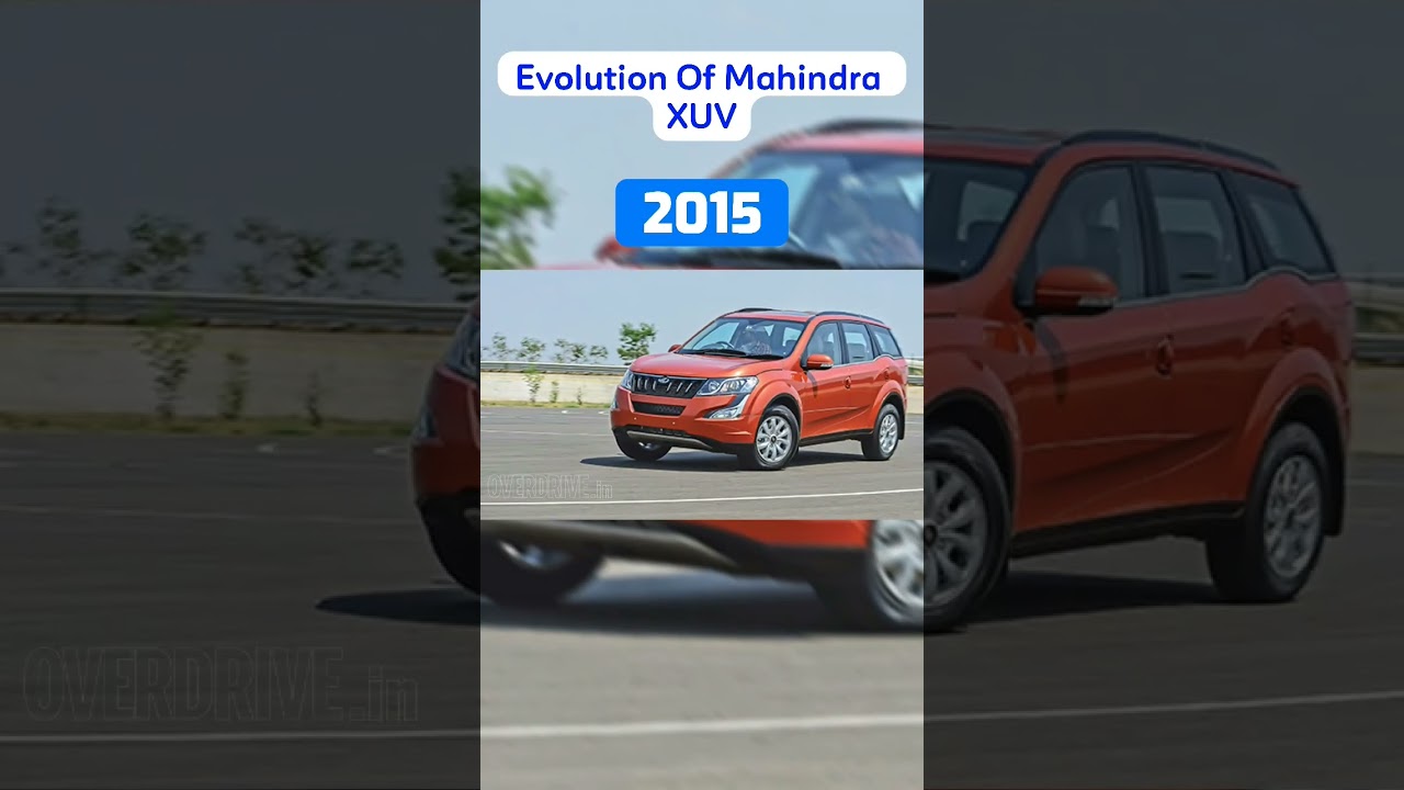 Evolution of Mahindra XUV. 2011~2023. #shorts