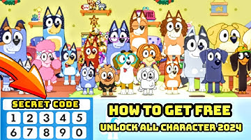 Bluey The Videogame How To Get Free Unlock All Character Using Secret Code 2024 Bluey Lets Play