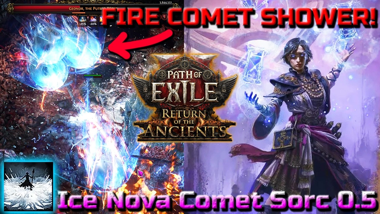 DUMP FIERY COMETS - Ice Nova Chronomancer Sorceress Endgame Build Guide - Path of Exile 2 Patch 0.5
