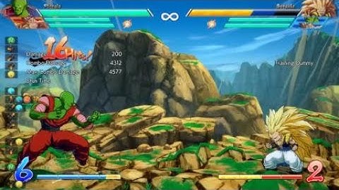 DBFZ - Piccolo midscreen knockdown ft Gotenks assist