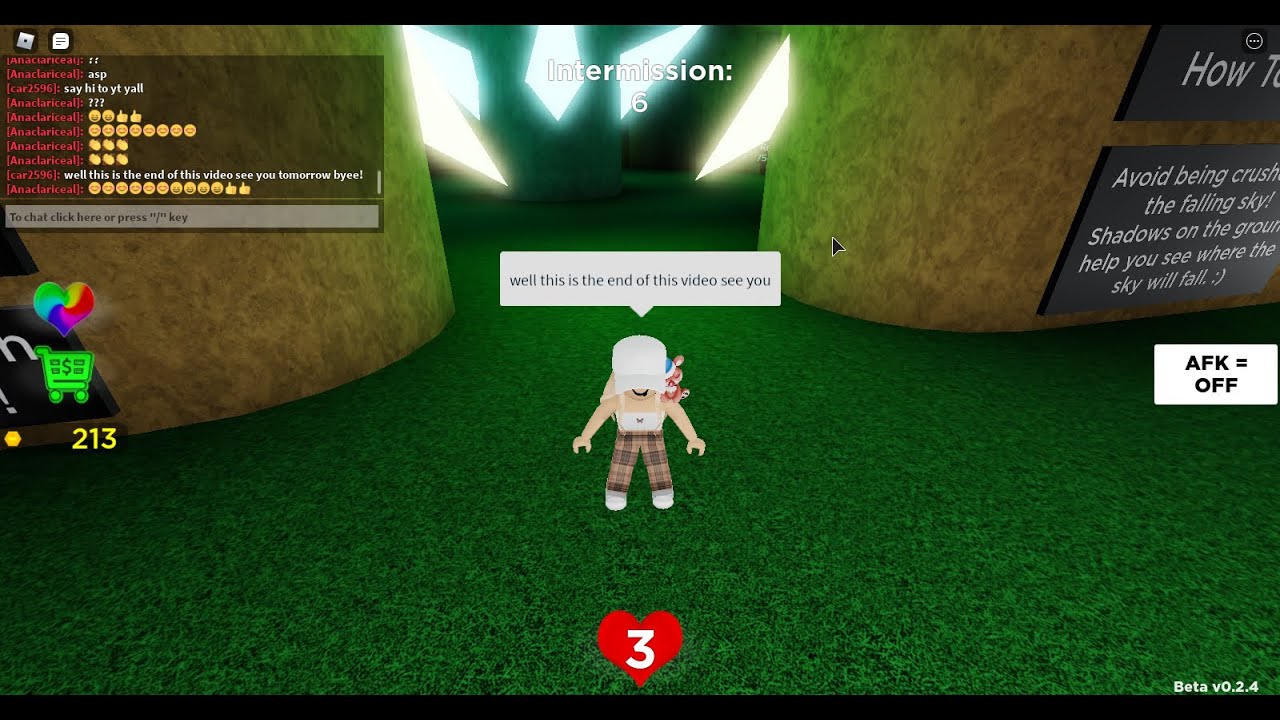 CAN I SURVIVE THINGS FROM FALLING ON MY HEAD?! (Roblox) YouTube