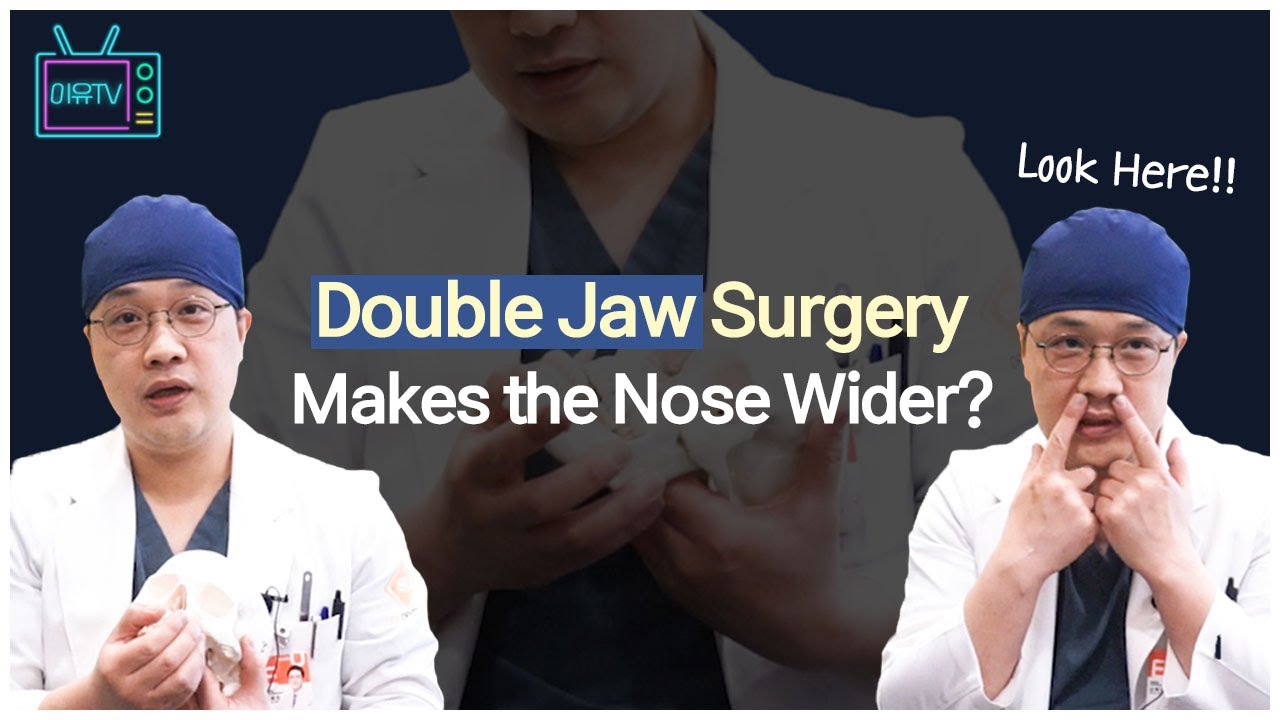 [EN/JP/TH/ SUB] Double Jaw Surgery Makes the Nose Wider? Look Here!!