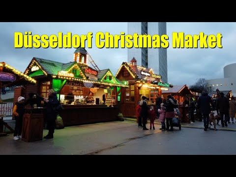 DÜSSELDORF, GERMANY || CHRISTMAS MARKET WALKING TOUR 2021 || 4K